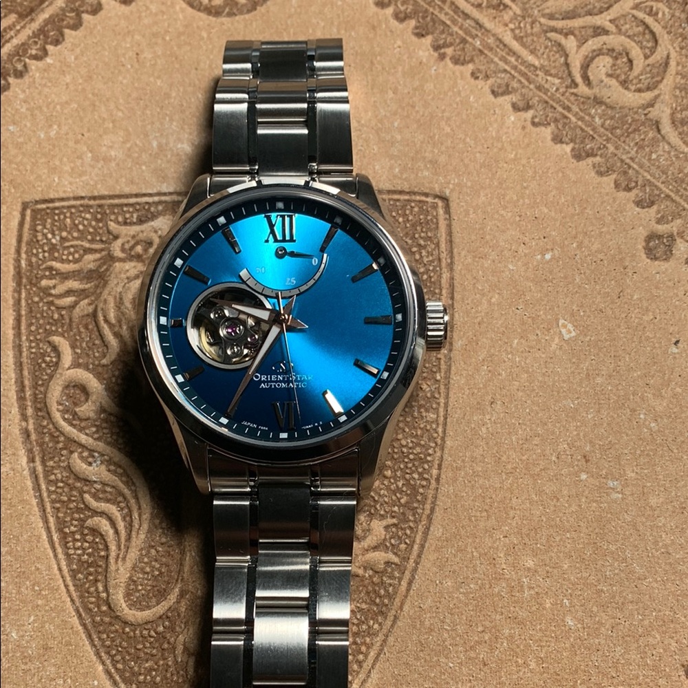 Orient Blue Dial Automatic Watch - image 1